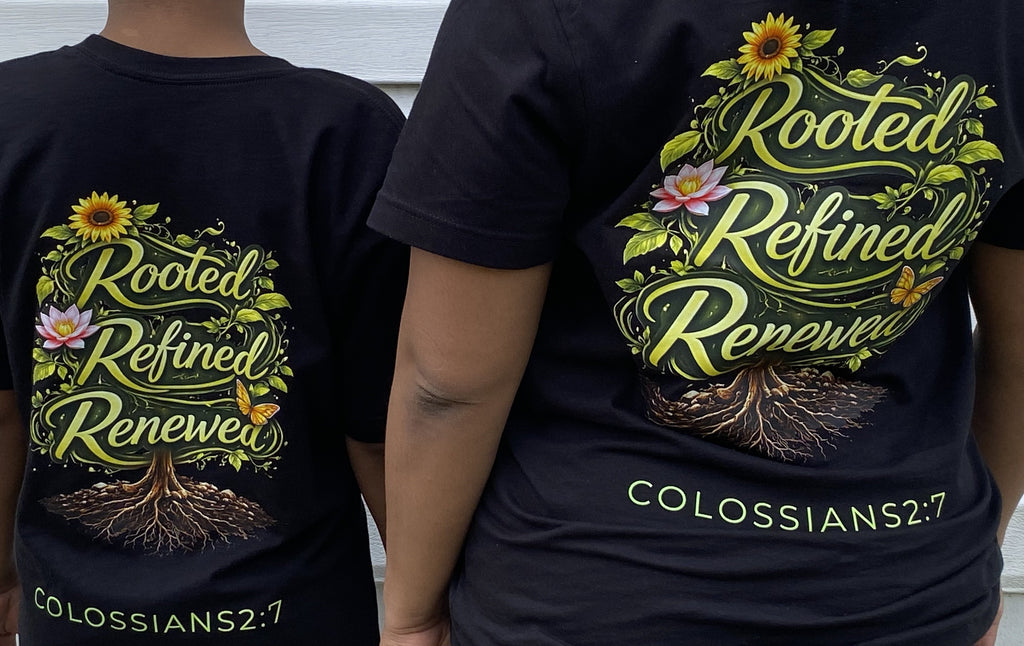 Rooted Refined Renewed Tee-Green