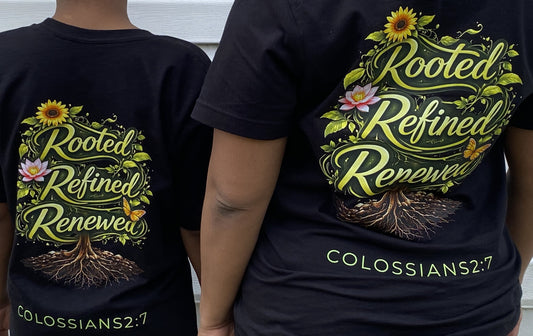 Rooted Refined Renewed Tee-Green