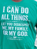 I Can Do All Things Tee – White Distressed